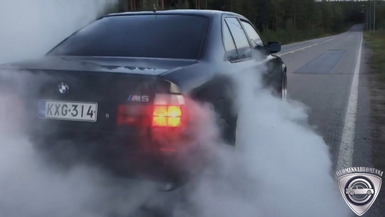 E34 M5 S38 burnout compilation