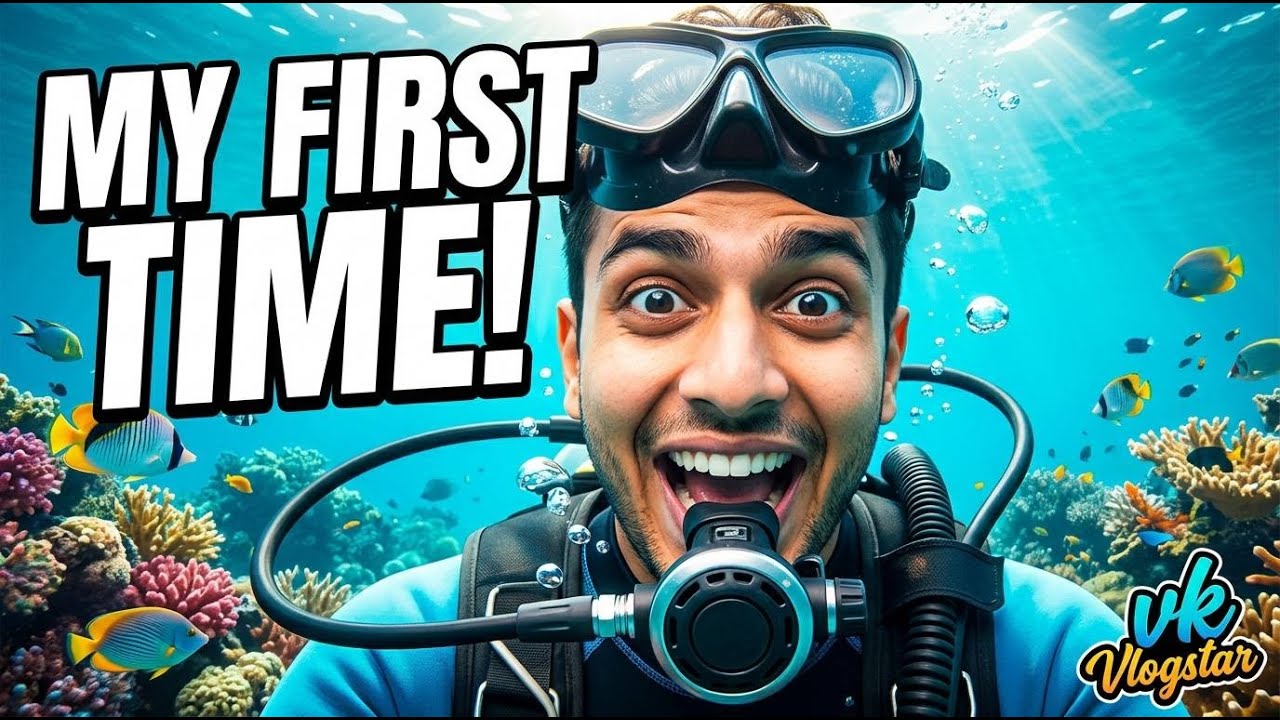 Scuba diving in Goa | water sports in Goa 2022 | My first time scuba diving (part 1) vk Vlogstar