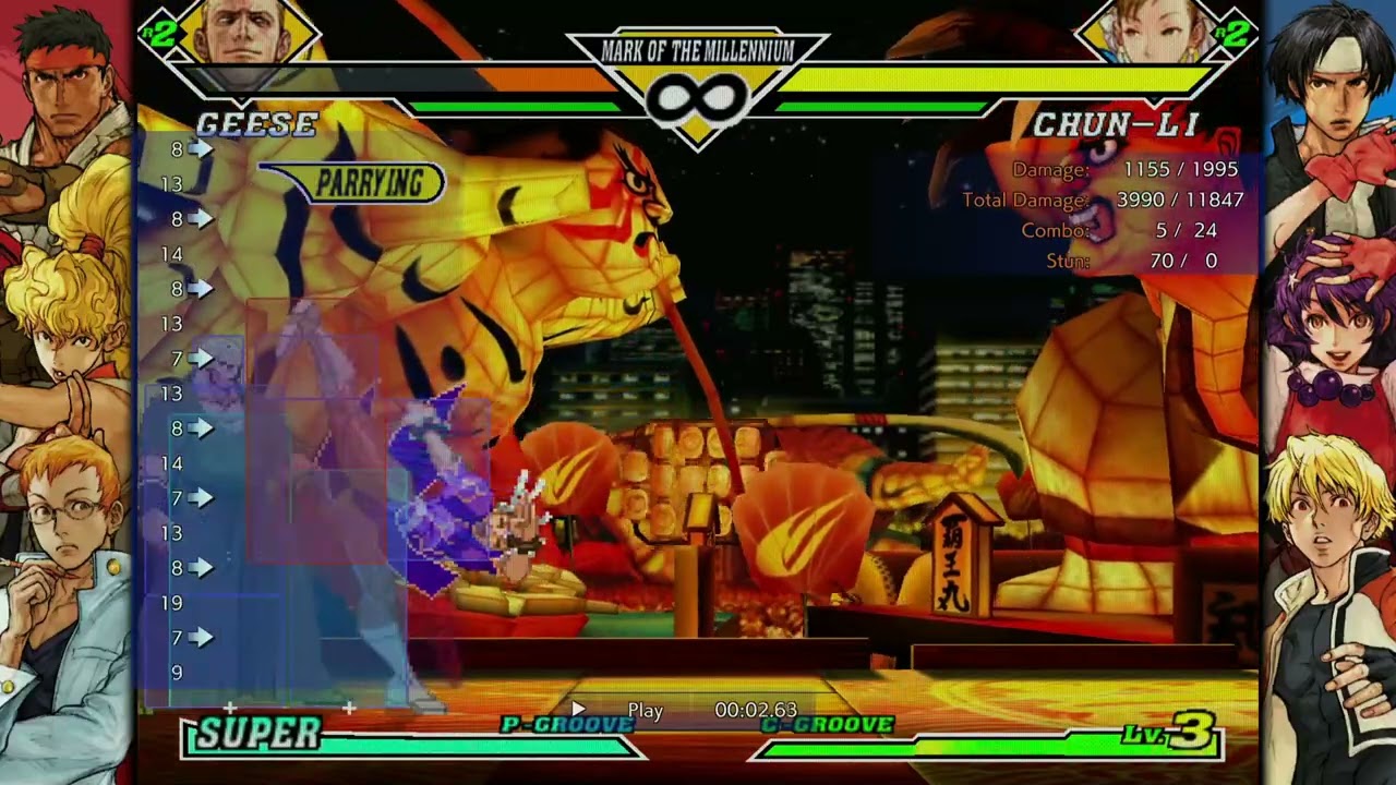 Capcom fighting collection 2 CVS2 Daigo Parry!
