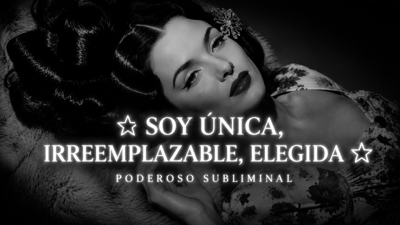 💕YO SOY DIOSA ÚNICA, IRREMPLAZABLE, INOLVIDABLE ,ELEGIDA✨️🌸Poderoso SUBLIMINAL SILENT 