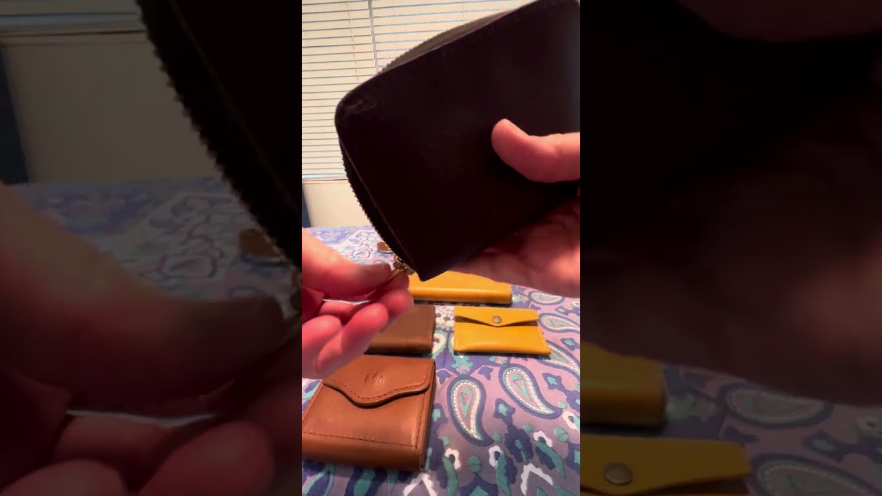 My Collection of Portland Leather Goods Wallets