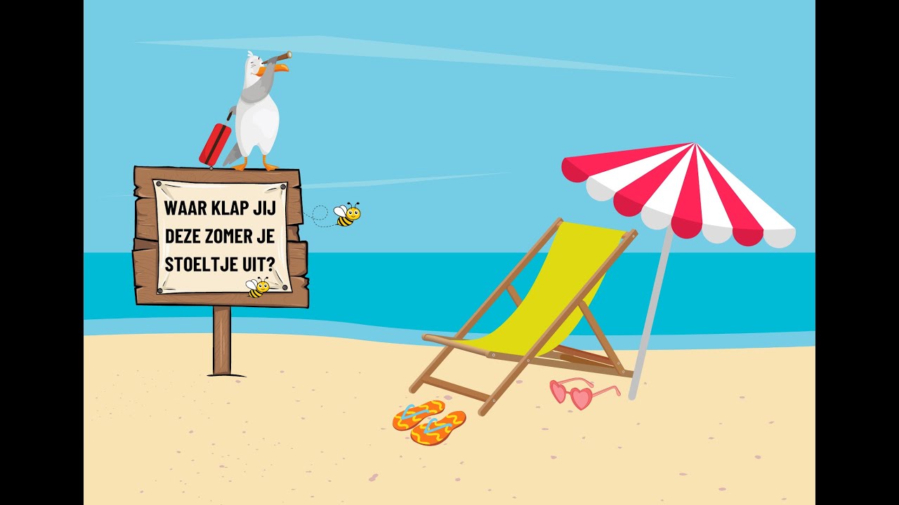 WAAR KLAPTE JIJ DEZE ZOMER JE STOELTJE UIT?