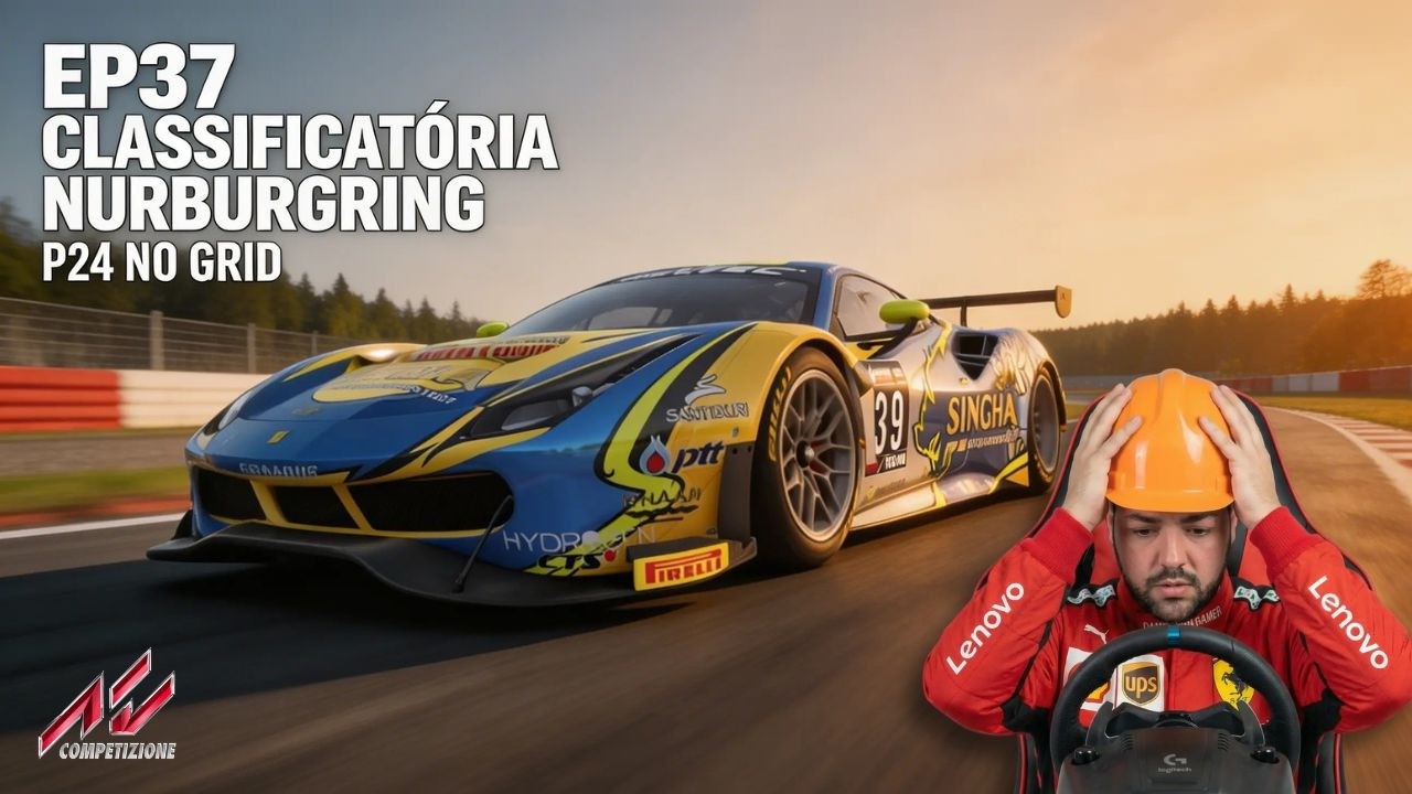 EP37 - NÃO FOI COMO EU QUERIA… 😅 Classificatória em Nürburgring | P24 No GRID 🏁  DESAFIO!