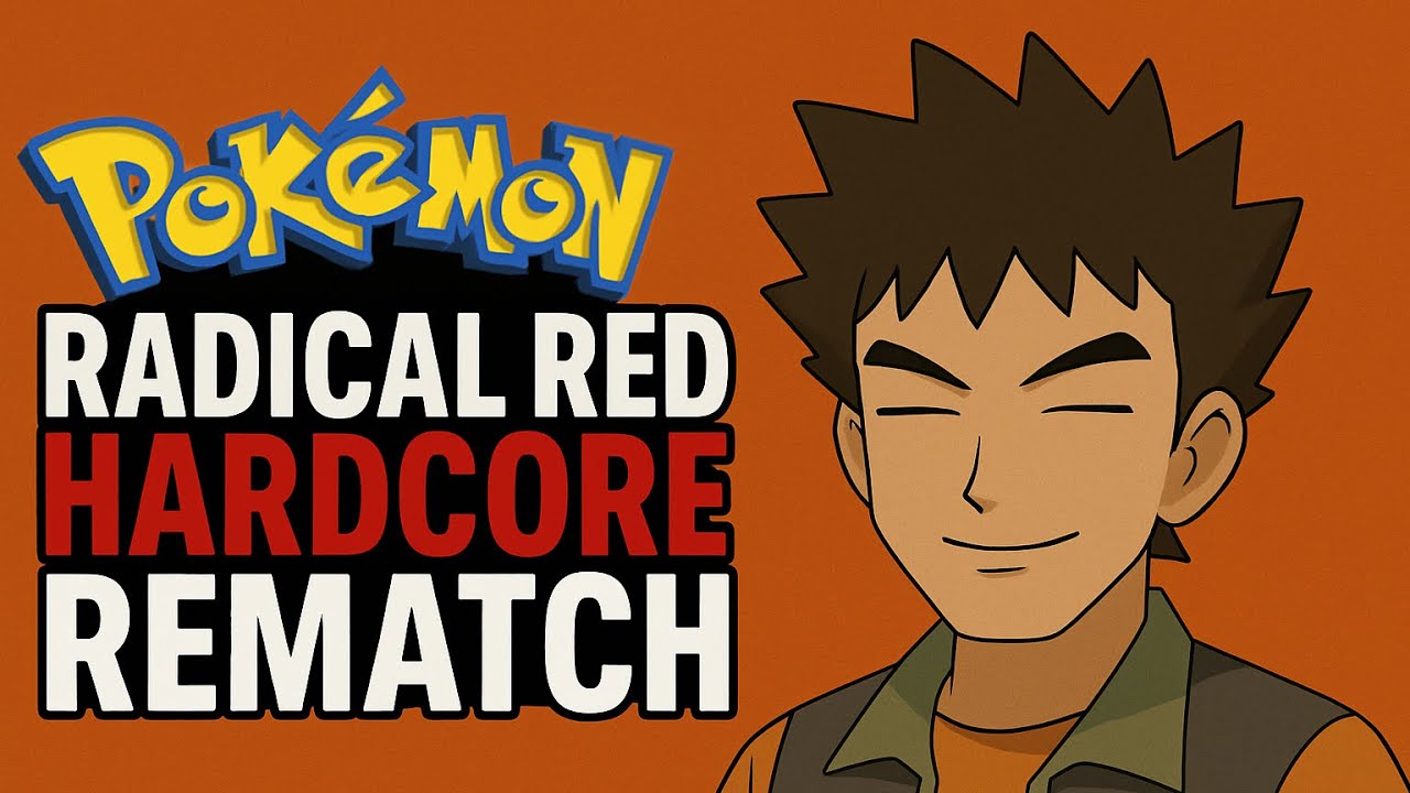 Pokemon Radical Red Hardcore 4.1 - Gym Leader Brock - REMATCH