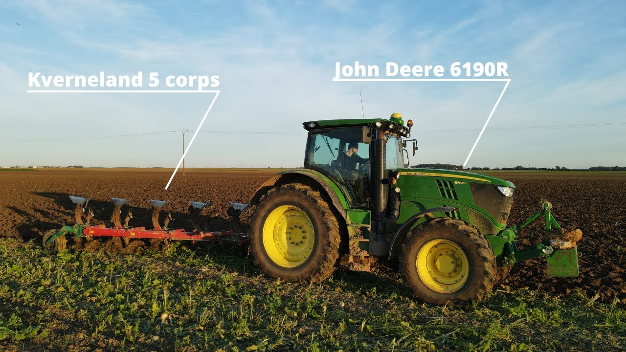 Labour 2022 | John Deere 6190R & Kverneland 5 corps