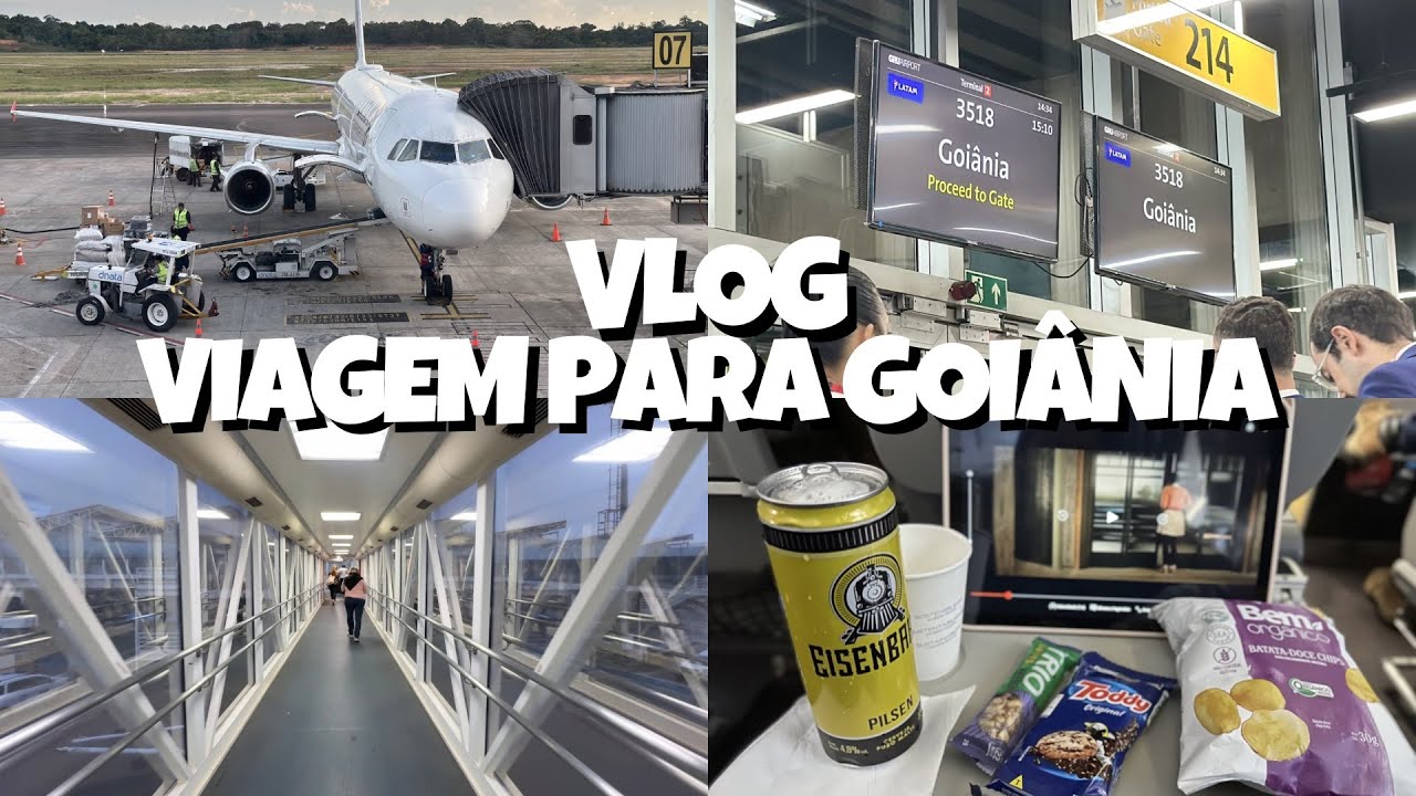 Vlog Viagem para Goiânia | 16HORAS DE ESCALA | Saindo de Manaus para Goiânia, deixando cidade Natal.