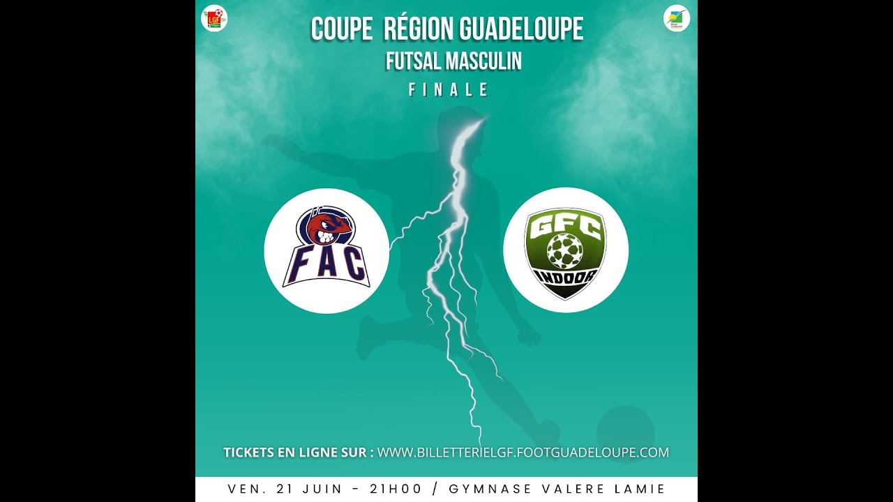 FINALE COUPE REGION GUADELOUPE FUTSAL MASUCLIN FAC vs GFC
