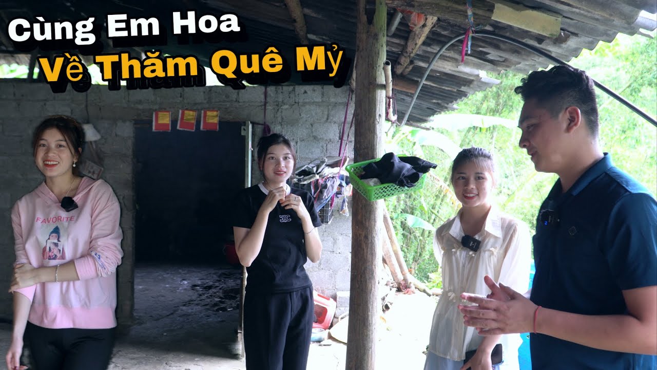 C&ugrave;ng Em Hoa Về Thăm Qu&ecirc; Mỷ, Em Mỷ Vui Mừng Đ&iacute;ch Th&acirc;n Xuống Bếp Chi&ecirc;u Đ&atilde;i To&agrave;n M&oacute;n Ngon...!