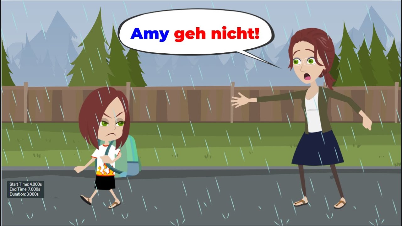 Amy geh nicht! | Deutsch lernen | Hallo Amy