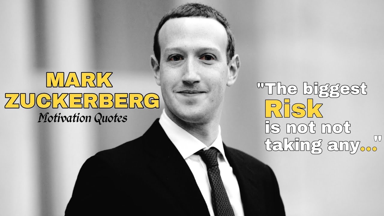 Mark Zuckerberg Greatest Inspirational Quotes For Success! | Facebook Owner