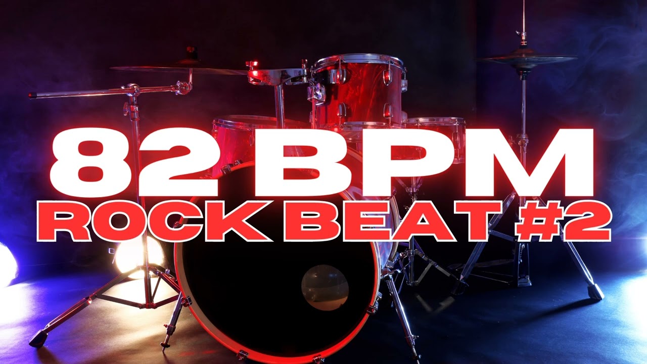 82 BPM - Rock Drum Beat - Loop 2