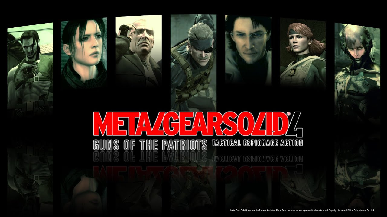 Metal Gear Solid 4 - The Movie [HD] Полный фильм