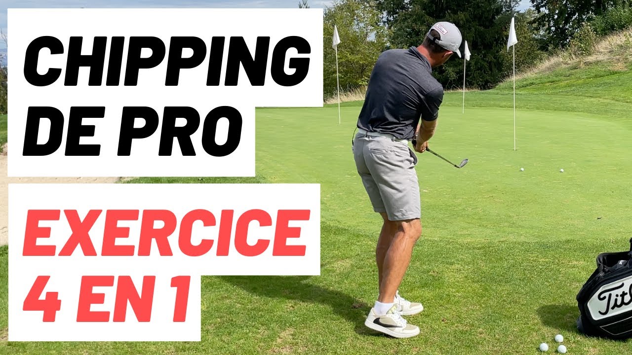 Exercice 4 en un pour les approches. Chipping de pro.