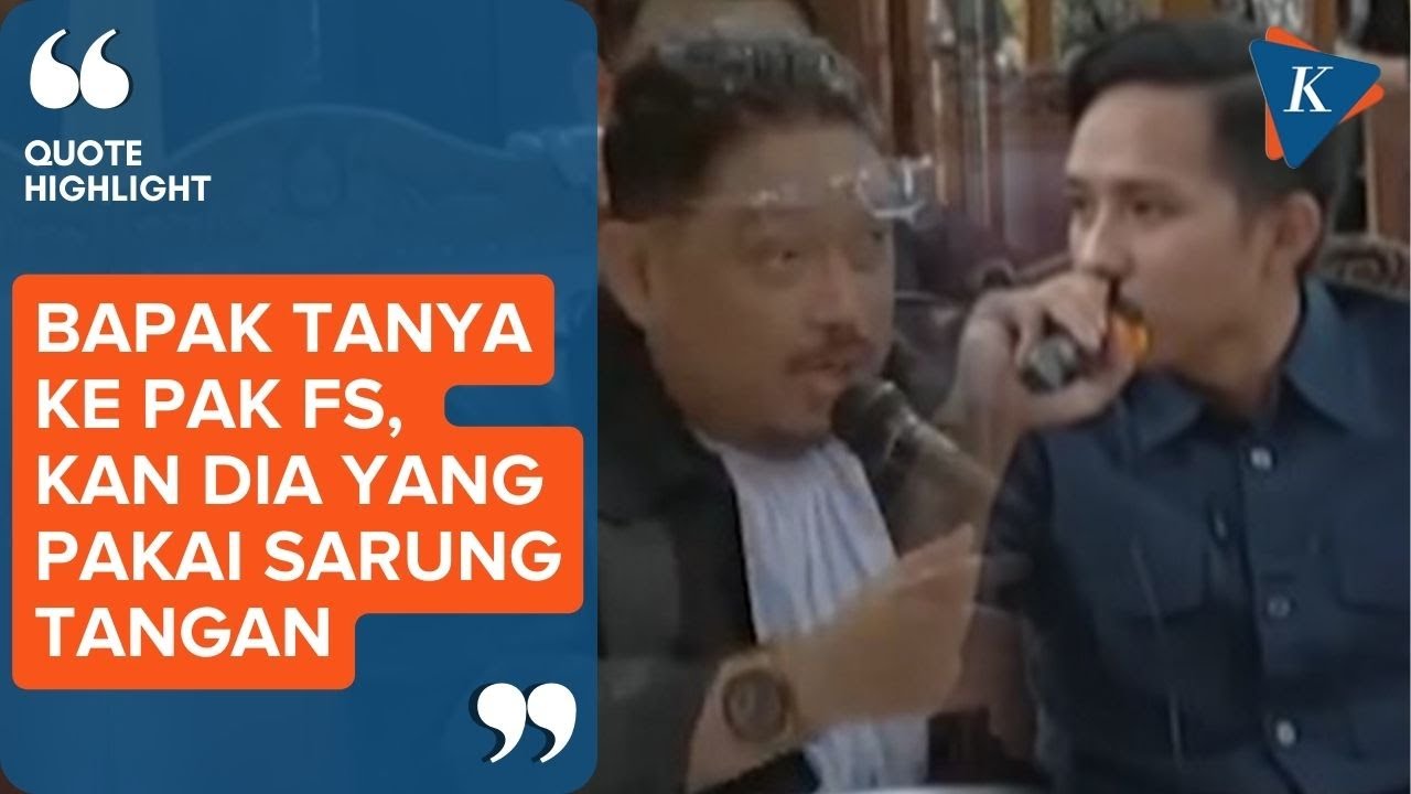 Momen Richard Eliezer Debat dengan Pengacara Kuat Maruf karena Dicecar soal Sarung Tangan Sambo
