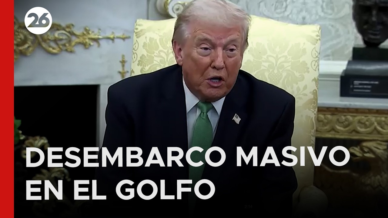 🚨 DESEMBARCO MASIVO EN EL GOLFO | El buque Tr&iacute;poli despliega miles de soldados en la zona