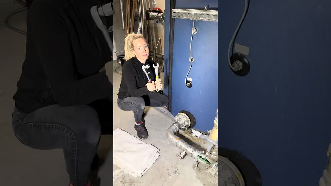 Wozu braucht eine Frau Schmuck, wenn sie Absperrh&auml;hne haben kann? 💅🏼🔧 #shk #handwerk