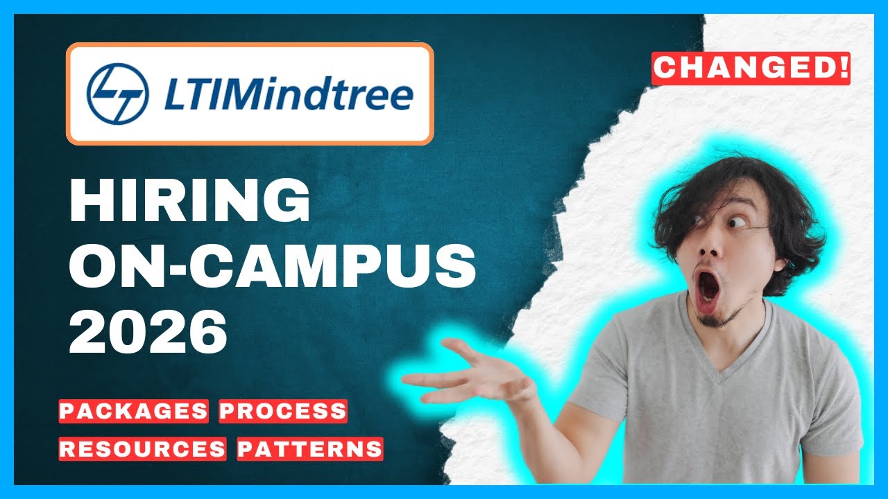 Finally 😍 LTI Mindtree On-Campus Hiring Started 2026 | Package | Cut-off | Process