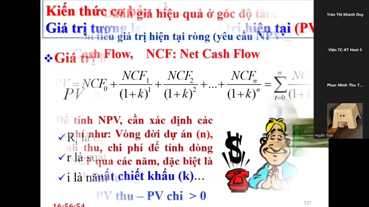 Ch 6📗 Chỉ tiêu NPV - đánh giá hiệu quả đầu tư dự án bất động sản 🎈 Trường Đại học Công nghiệp TP.HCM