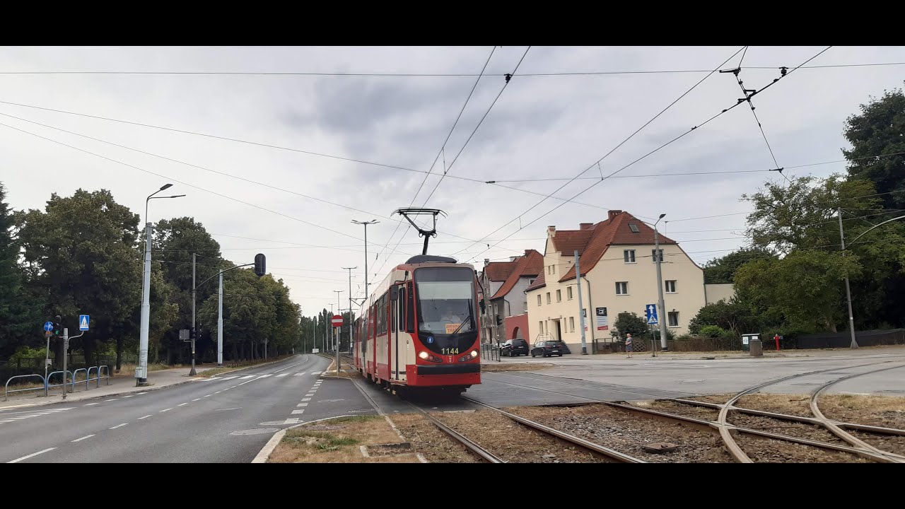 [*] | [GAiT] Düwag N8C-NF #1144 - linia 9, kierunek Nowy Port Zajezdnia | [*]