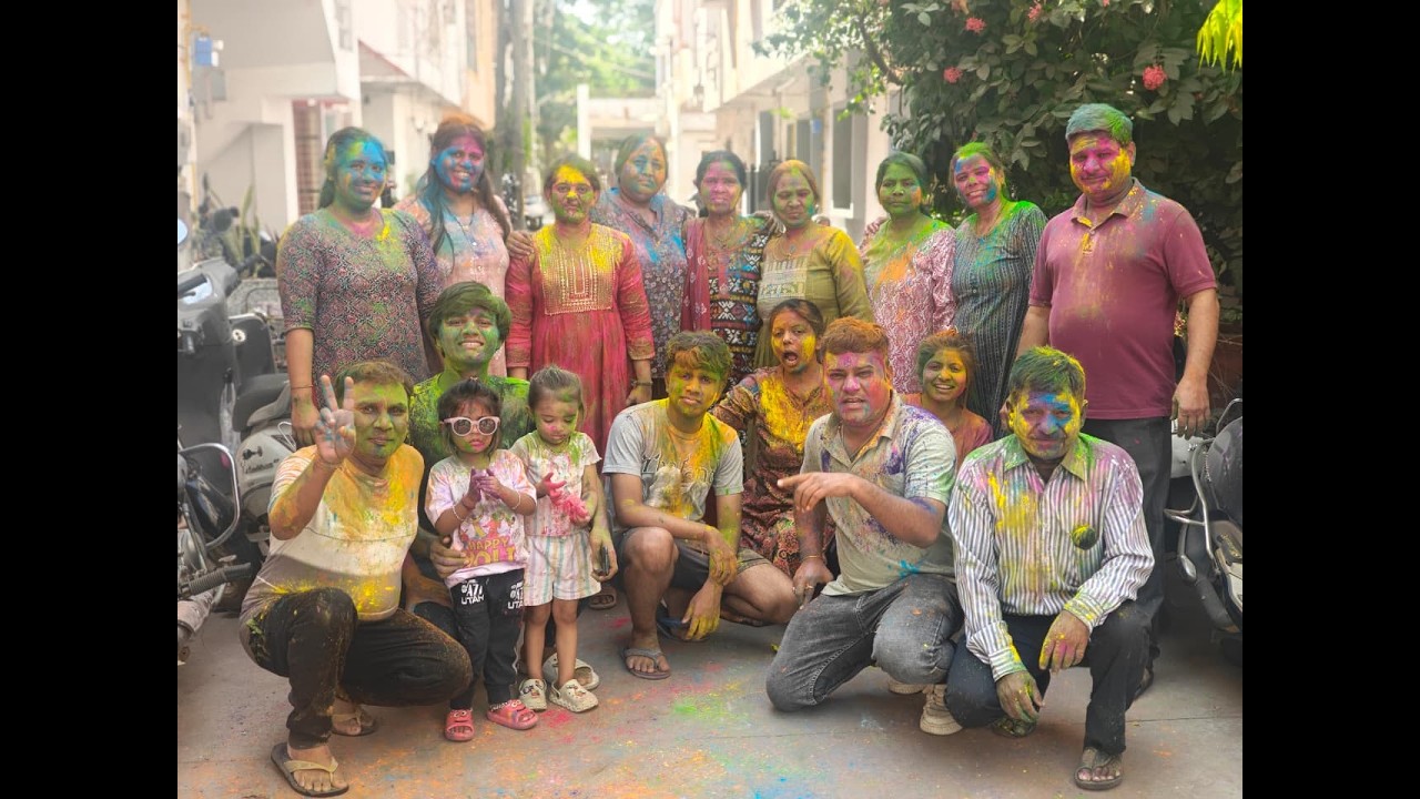 Crazy Holi Celebration with Family 🌈 | Fun Holi Moments with Siya | @Cutesiya333 #Holi2026