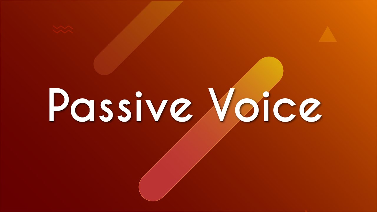 Passive Voice - Brasil Escola