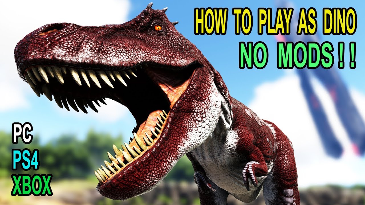 Ark Play As Dino On Console!! Ark Survival Evolved How To Play As A Dino