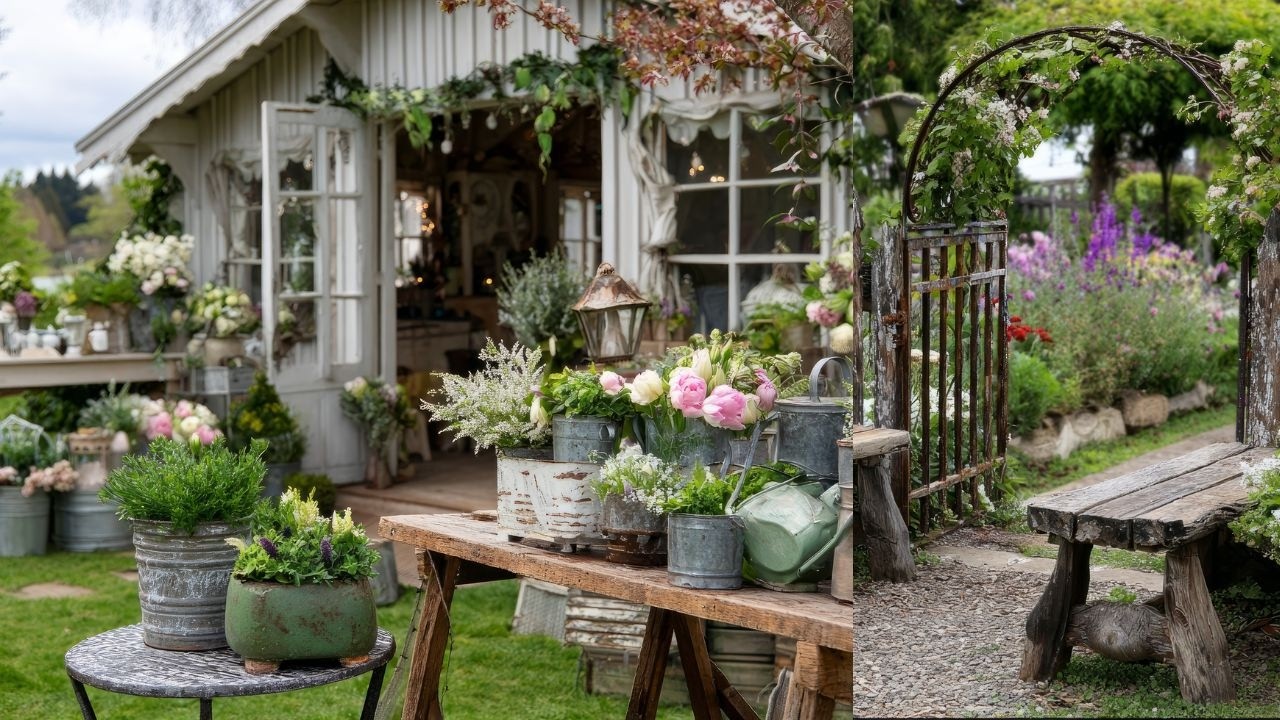 From Old Junk to Garden Gems: DIY Vintage Farmhouse Outdoor Decor Ideas