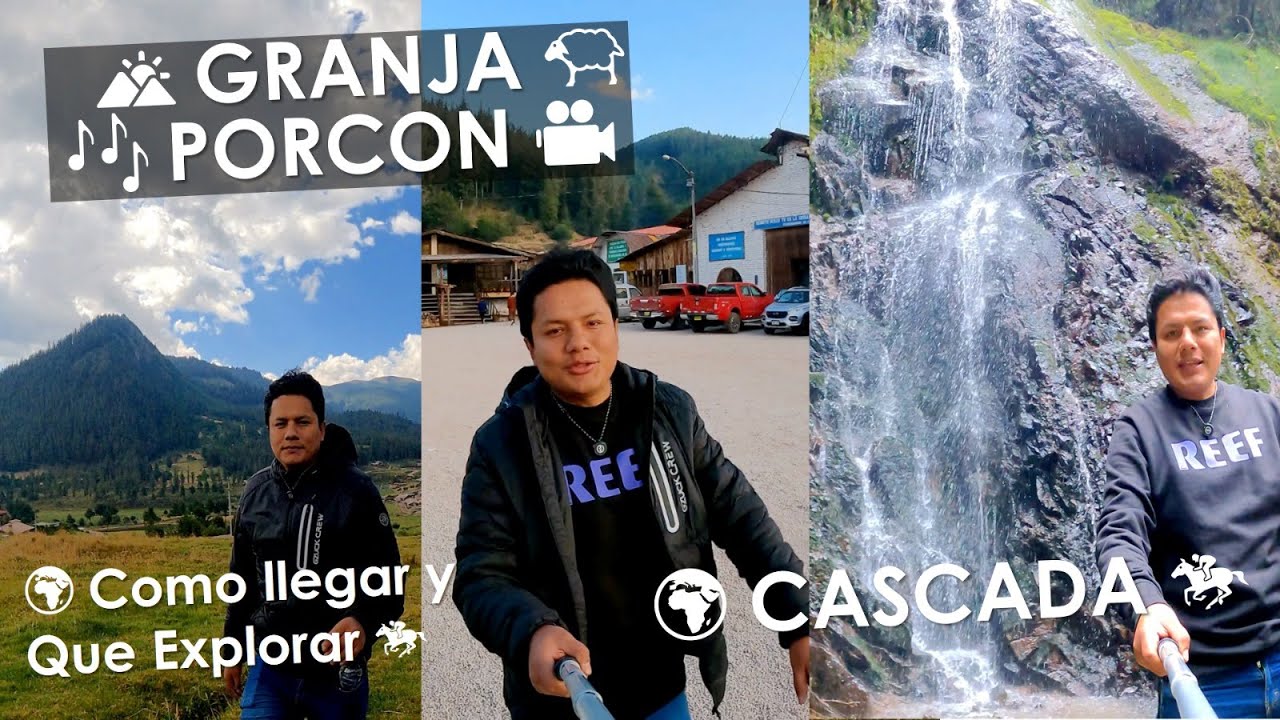 GRANJA PORCON EN CAJAMARCA PERÚ 2024 - BOSQUE, CASCADA, HOSPEDAJE, IGLESIAS Y ALIMENTACIÓN.