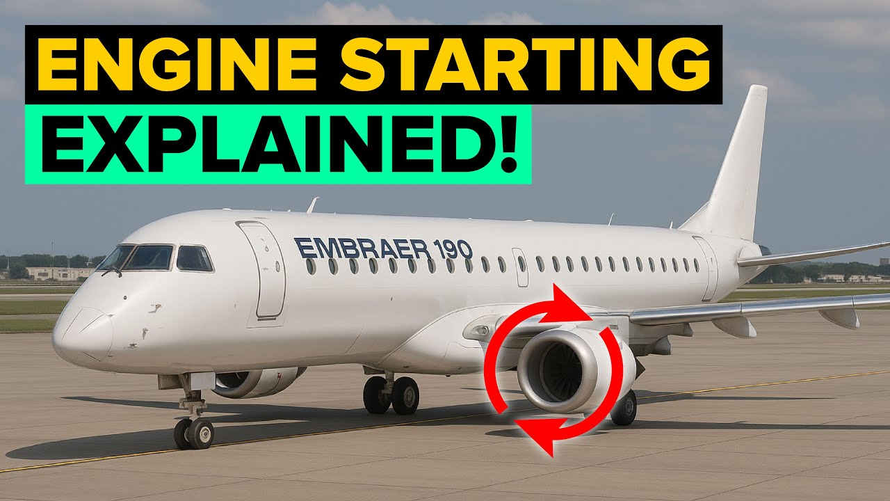Aircraft Engine Starting Explained! Embraer 190 Engine Starting System ATA Chapter 80