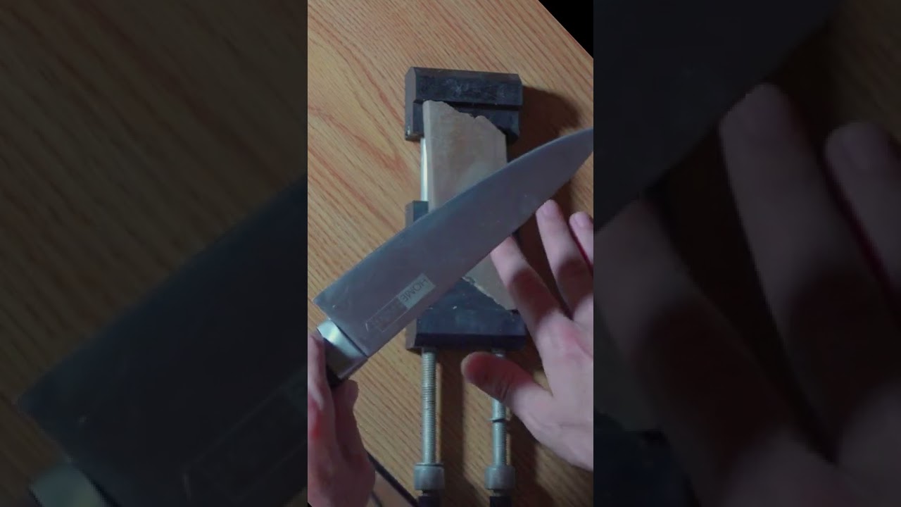 Can't form a burr when sharpening a knife? #youtubeshorts #shorts #knife #sharpening