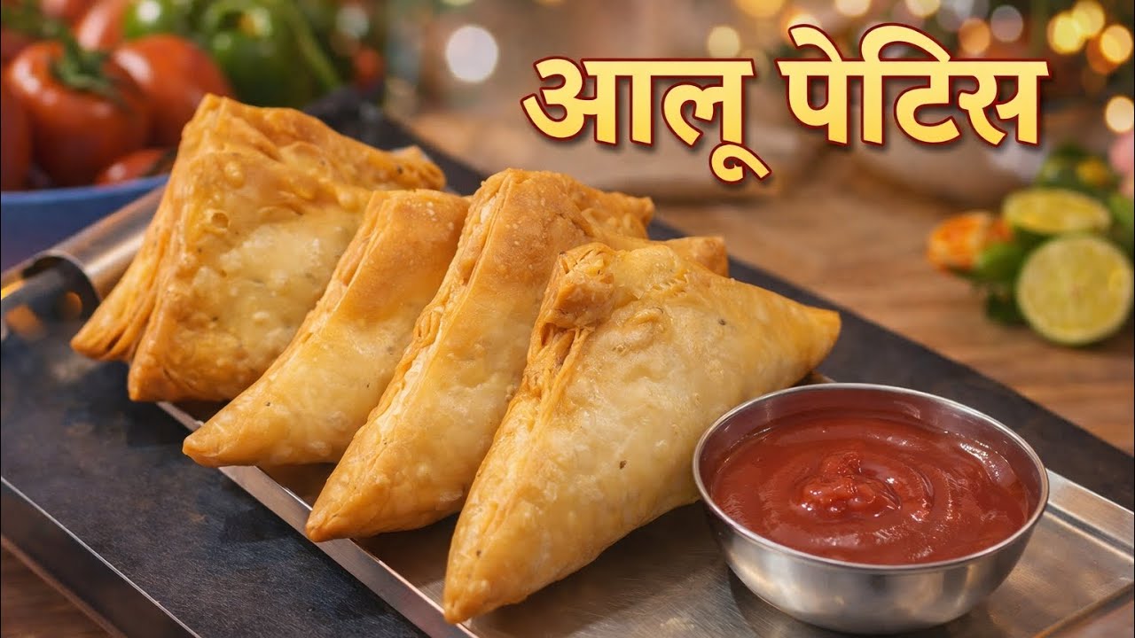 आलू पेटिस।