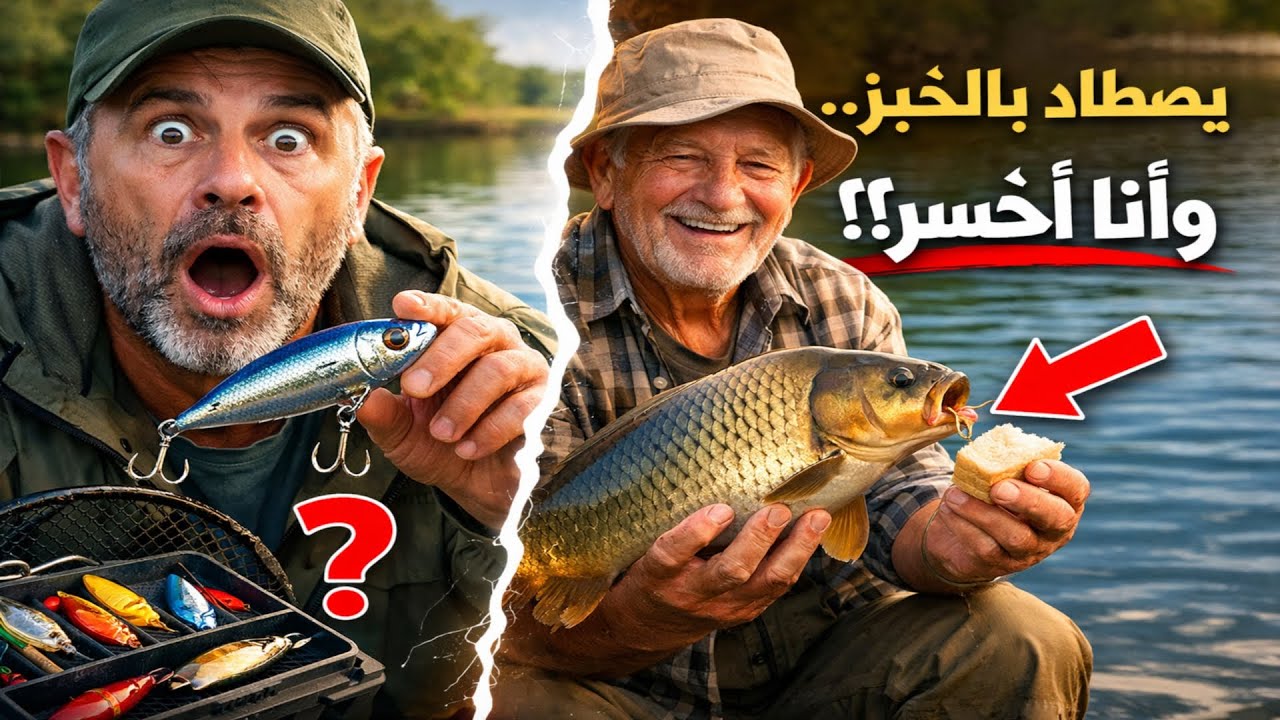 سر الصيادين القدامى: لماذا يصطادون بالخبز وأنت تفشل بأغلى الطعوم؟