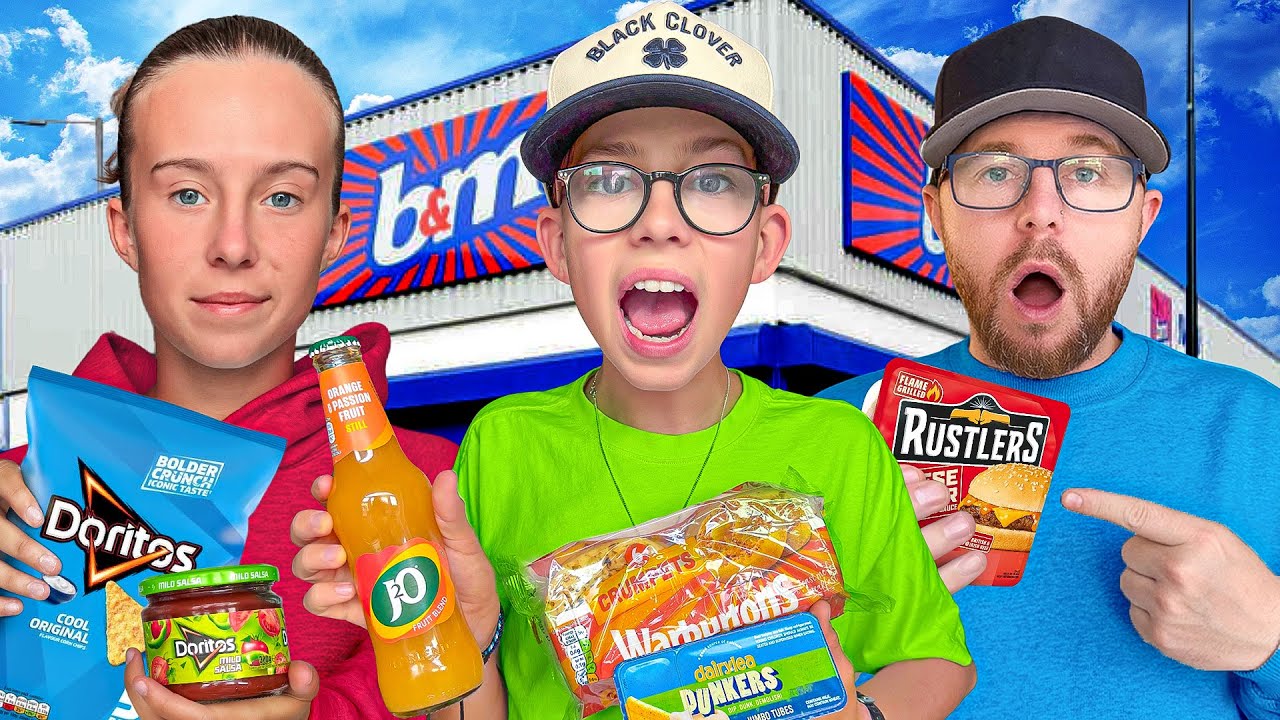 ONLY EATING B&M FOODS FOR 24 HOURS!