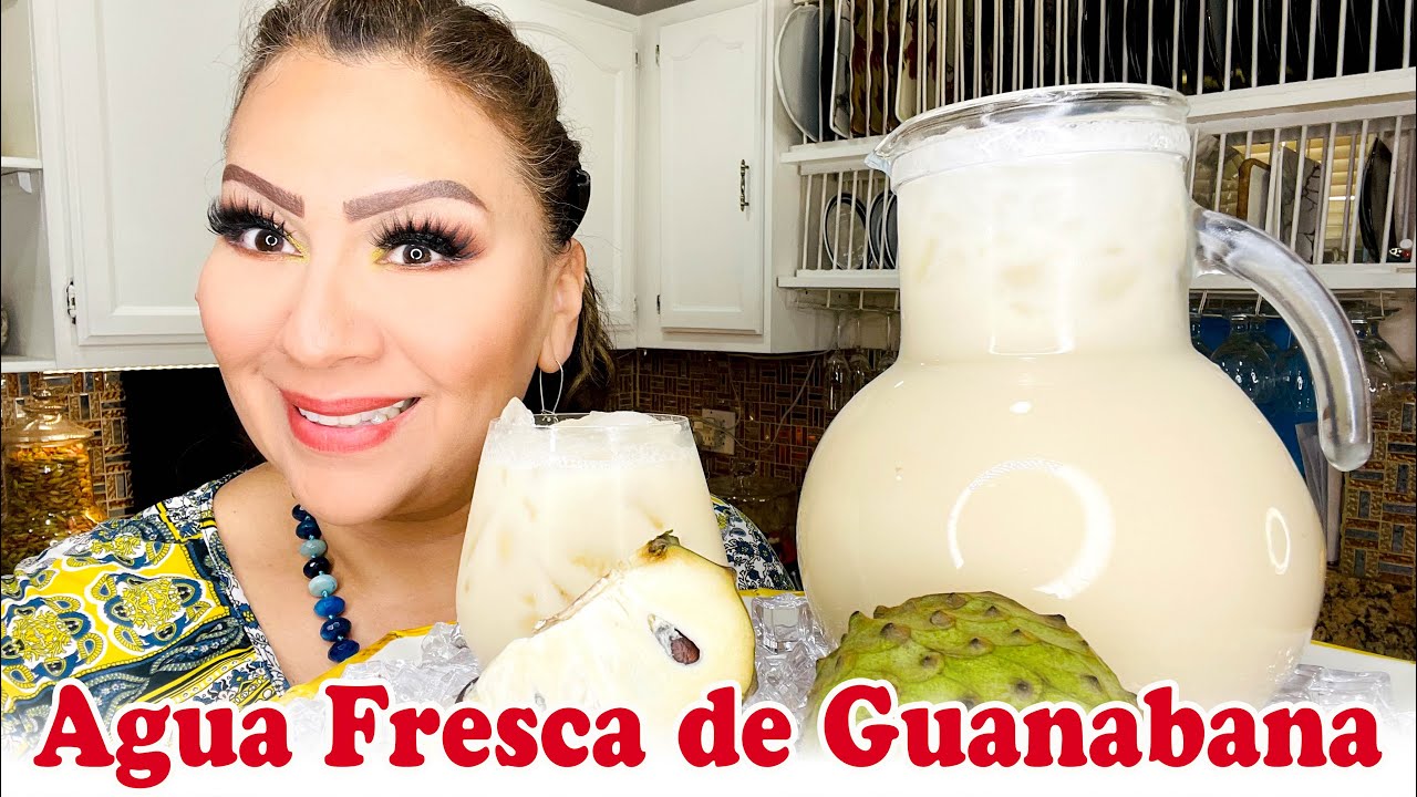 Agua Fresca de Guanábana Receta Fácil | Bebida Refrescante Mexicana Tradicional