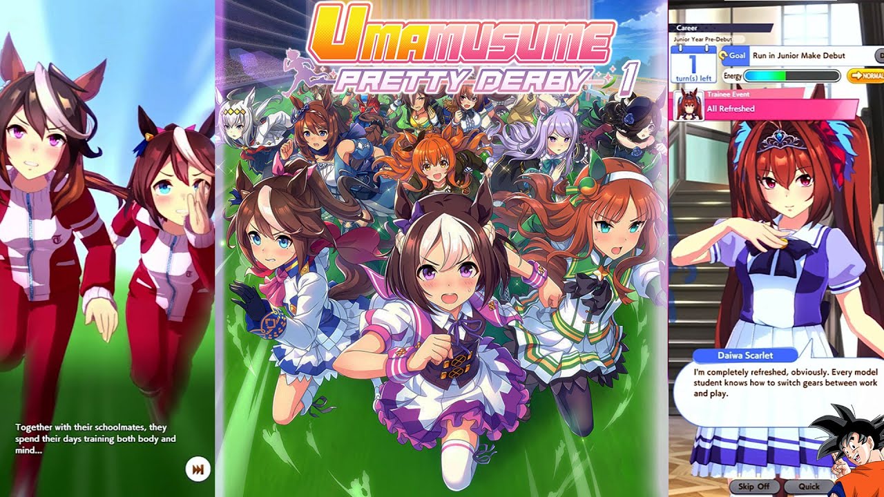 Once, Twice, Three Times a Mobile Game : Umamusume Pretty Derby 1: Undefeated! ft. Goku!?