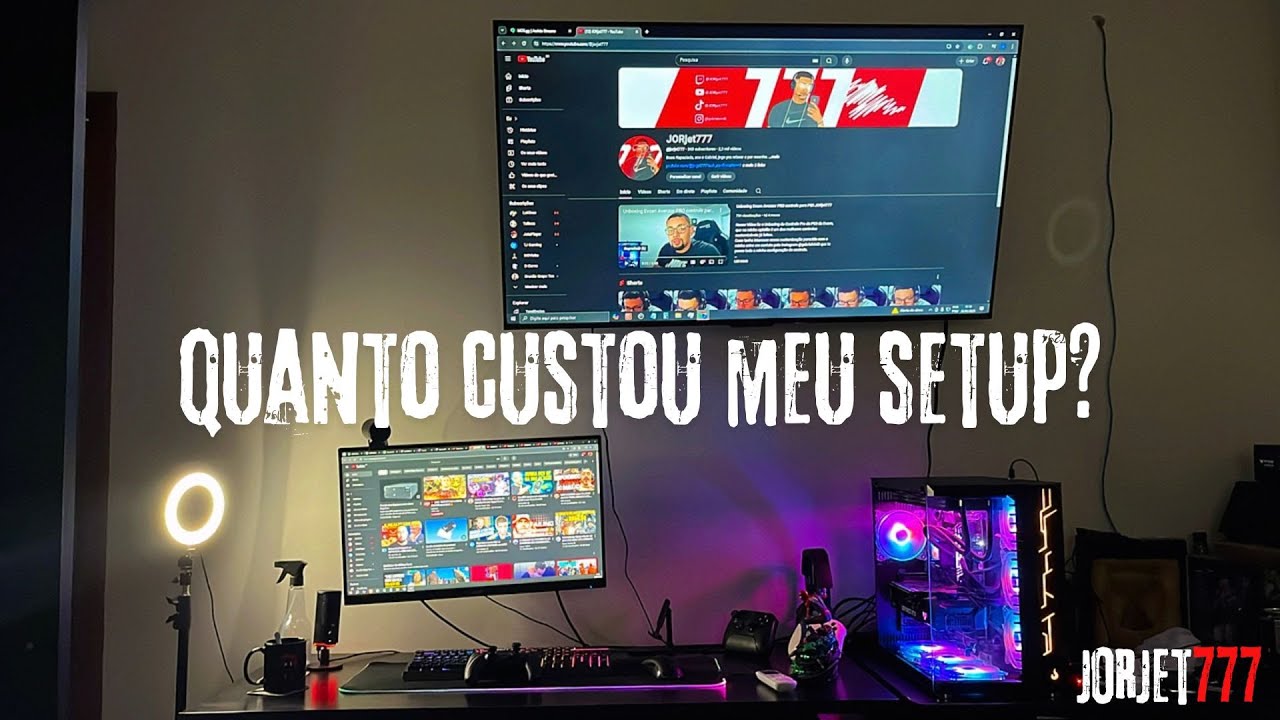 MOSTRANDO QUANTO CUSTOU MEU SETUP GAMER $$$