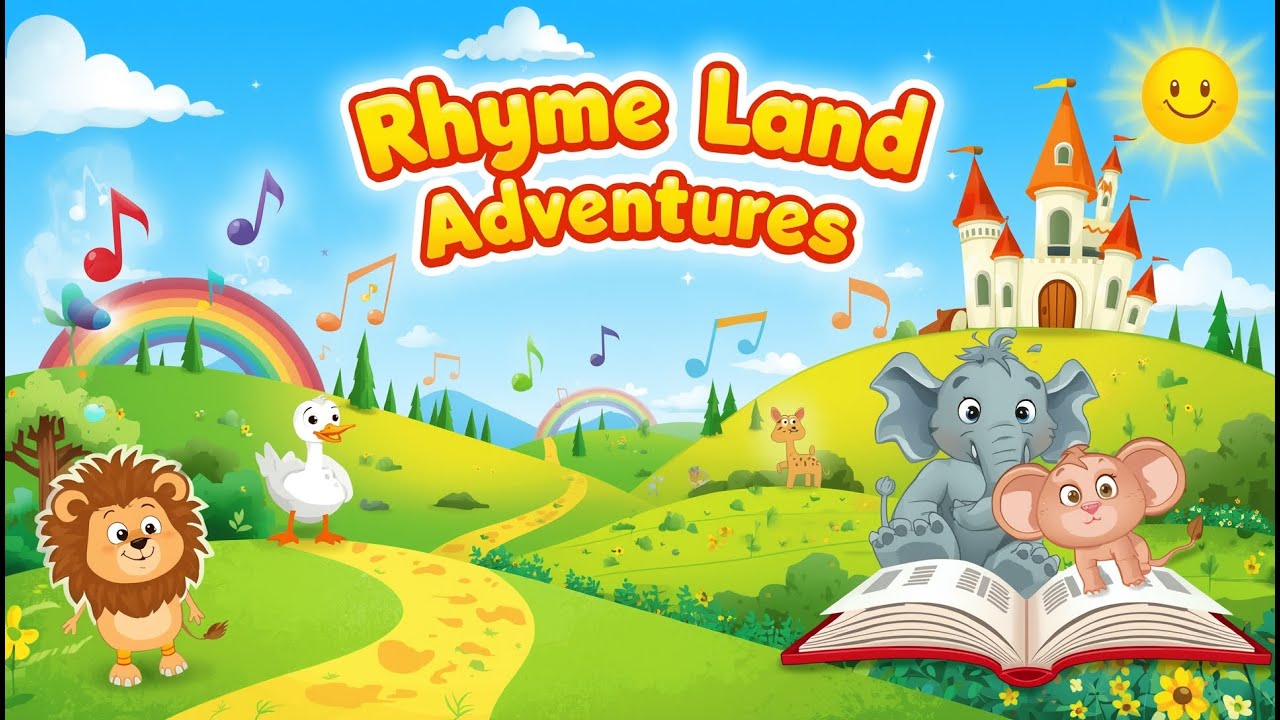 Rhyme Land Adventures #cocochamps #youtubekids #rhymes #learning #funforkids #kidssongs #viralvideo