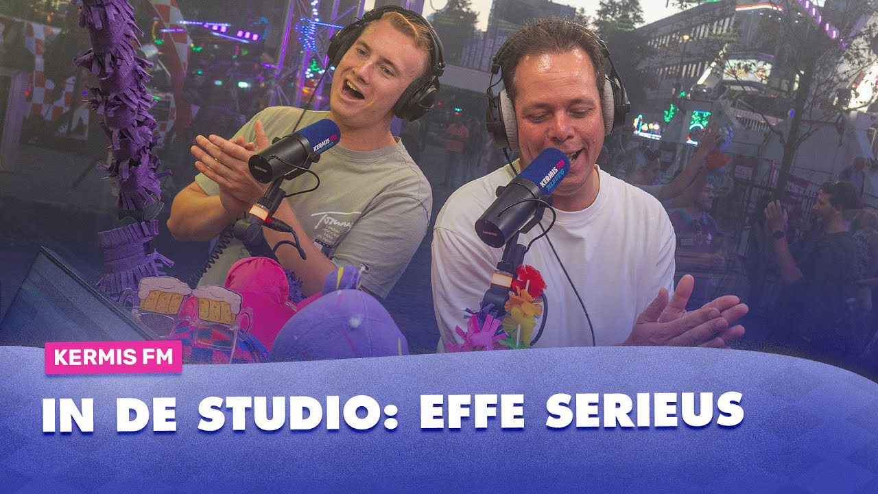 Effe Serieus - Baila De Gasolina inclusief diepte-interview🎤🎶🔥 | TILBURGSE KERMIS🎡 | KERMIS FM 2025💜