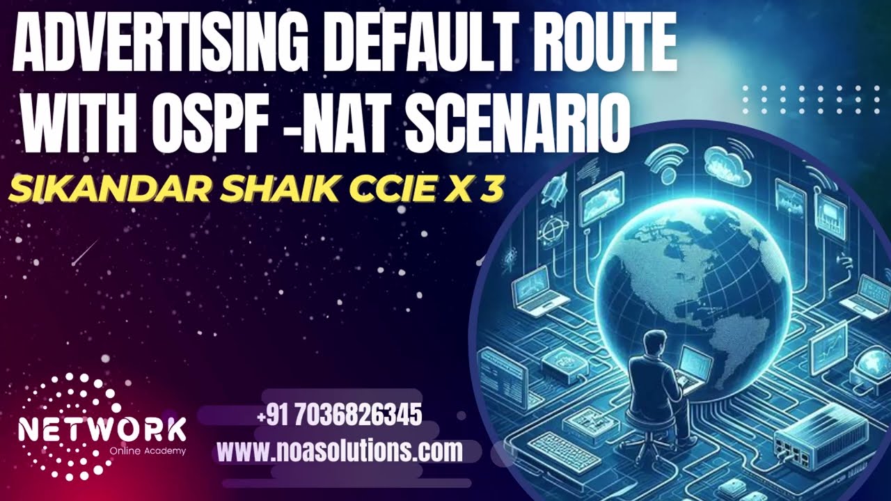 Advertising Default Routes with OSPF and NAT - Complete Guide | CCNA 2026