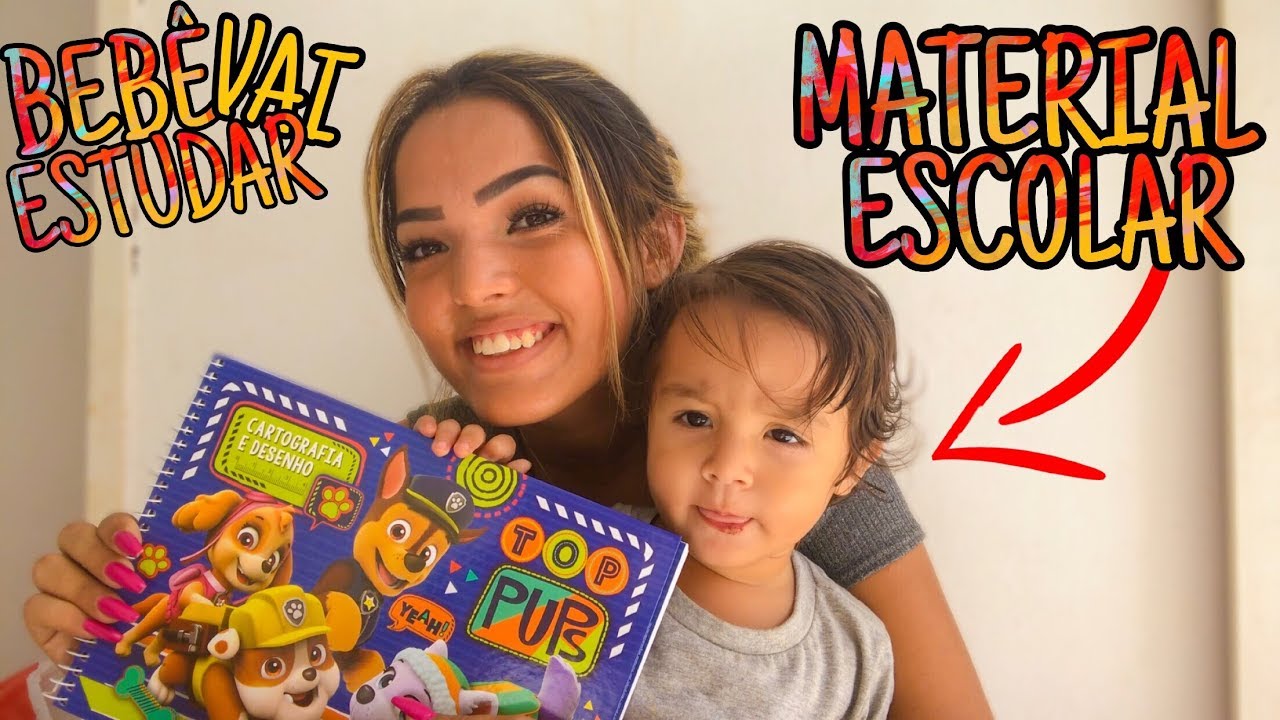 MATERIAL ESCOLAR 2019 do CHRISTIAN || PRIMEIRO ANO NA ESCOLINHA