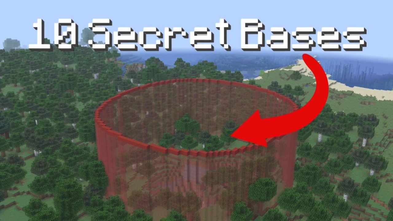 I Hid 10 Secret Bases in This Circle!