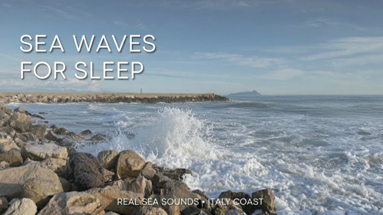 30 Minutes of RAW Mediterranean Sea Waves | 4K Natural Sounds (No Music)