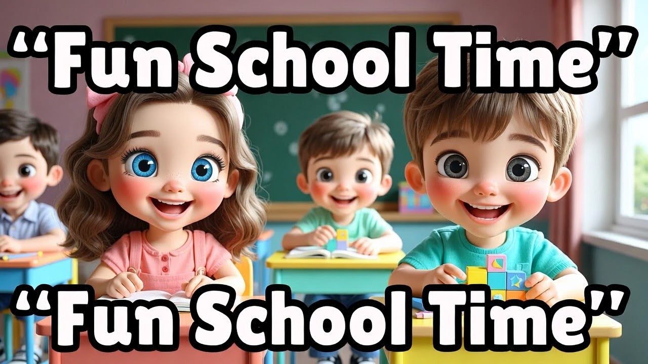“Fun School Time – 15 Minutes of Songs & Learning | Smarty Kids”