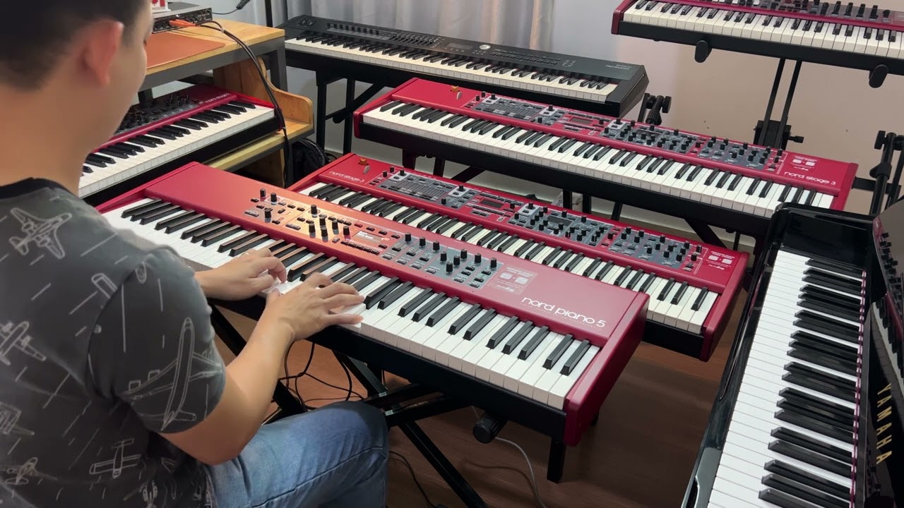 Nord Piano 5 73 Keys Unbox and test sound Piano| Blessed Music
