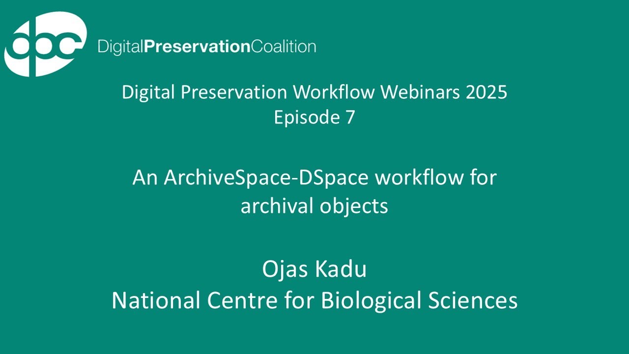 An ArchiveSpace-DSpace workflow for archival objects