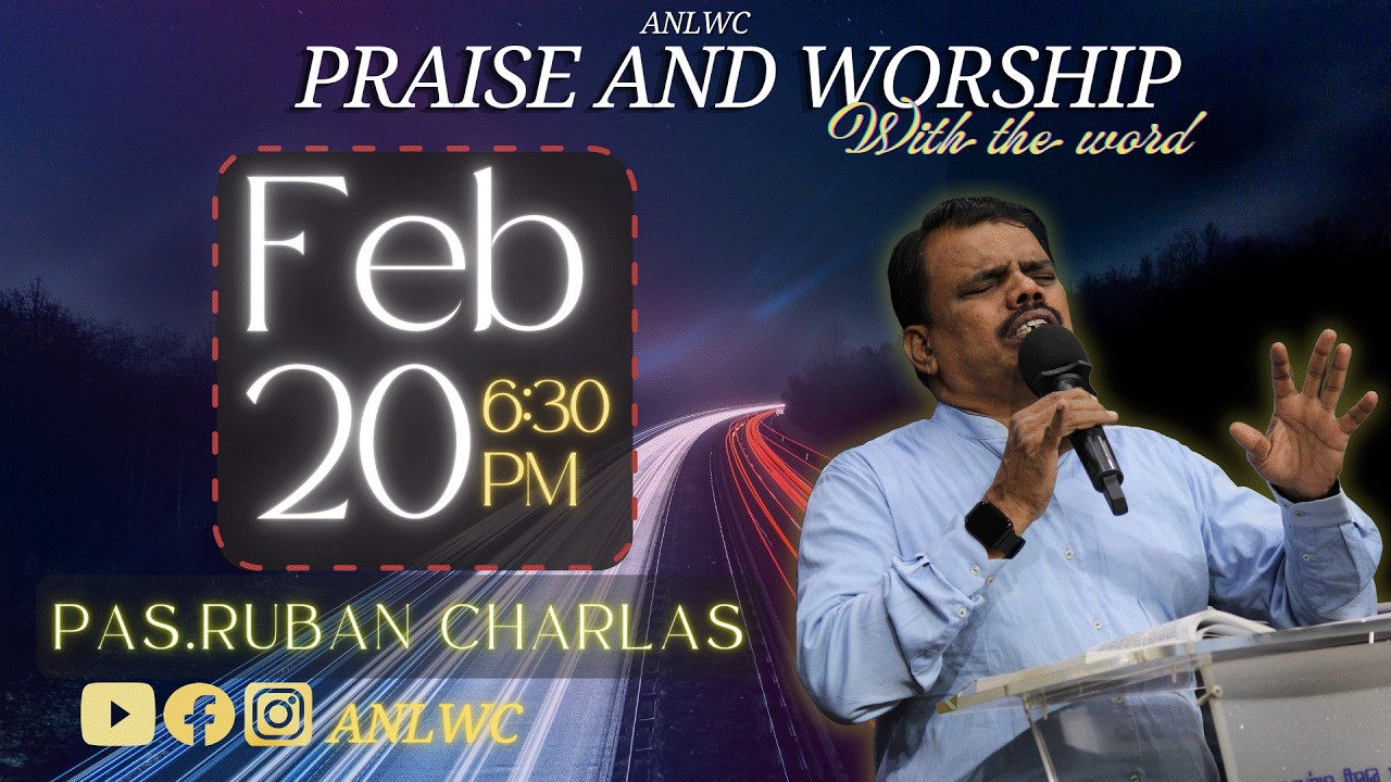 LIVE | Friday Evening Service I Pas. Ruban Charlas | 20 FEB 2026 #ANLWC