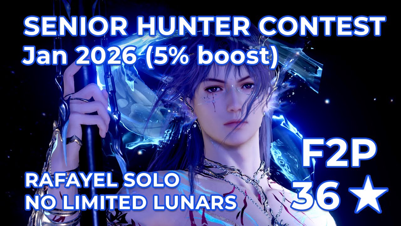 Rafayel solo 36 stars SHC without limited lunars - January 12th-25th season