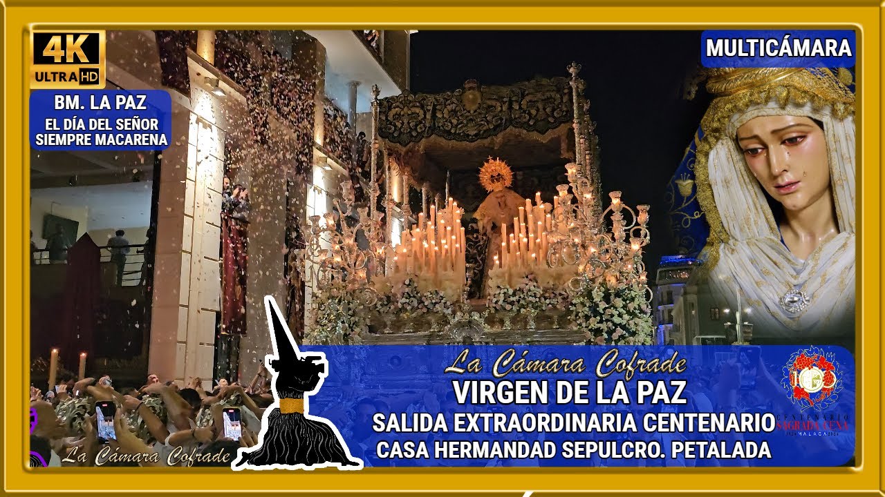 VIRGEN DE LA PAZ. SALIDA EXTRAORDINARIA CENTENARIO. CASA HERMANDAD SEPULCRO. PETALADA (8/13)