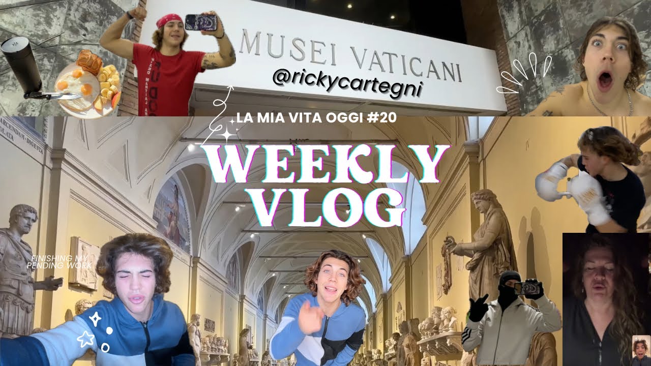 Weekly Vlog: Allenamenti Intensi 🥊 e la mia Prima Volta ai Musei Vaticani 🖼️🔥 La mia vita oggi #20
