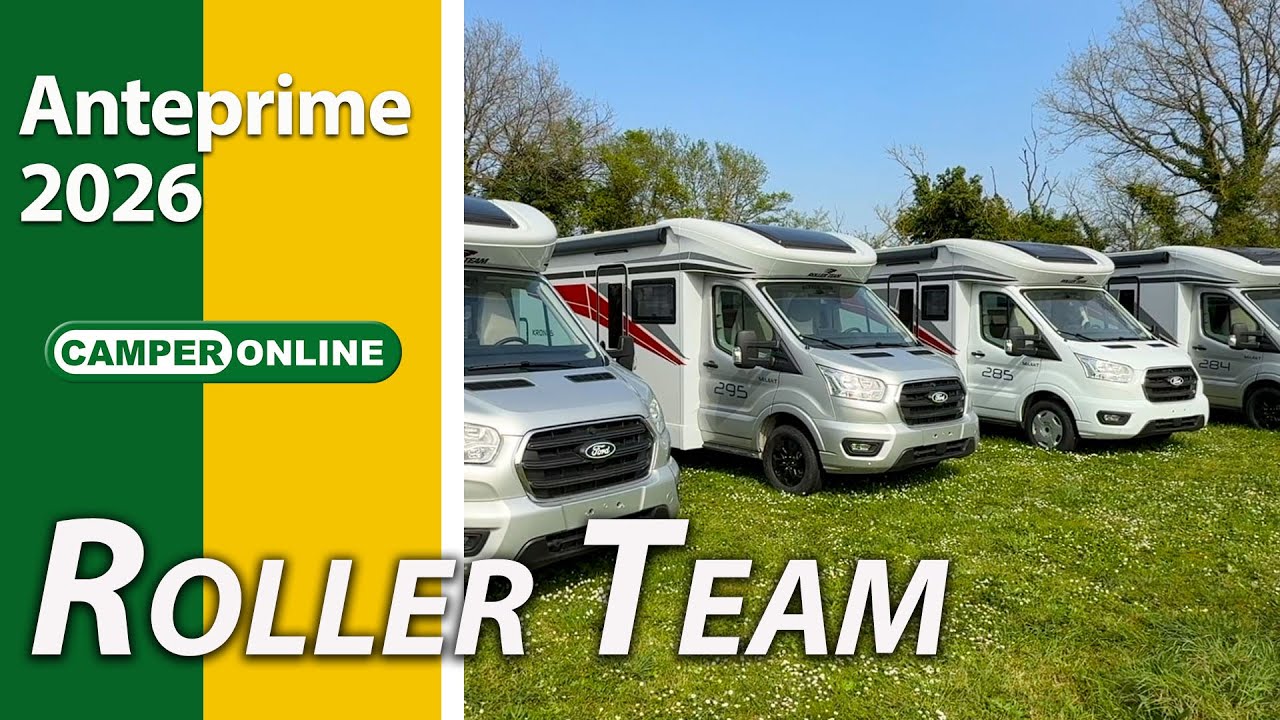 Roller Team: anteprime e novità camper e van 2026